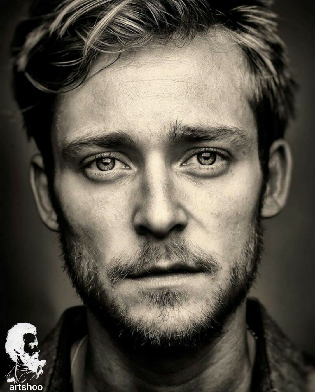 مدل پرتره سیاه قلم